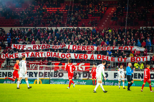 Spectators in the stands