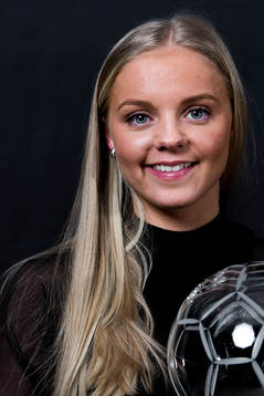 Celine Emilie Nergård of Fløya poses for a portrait with