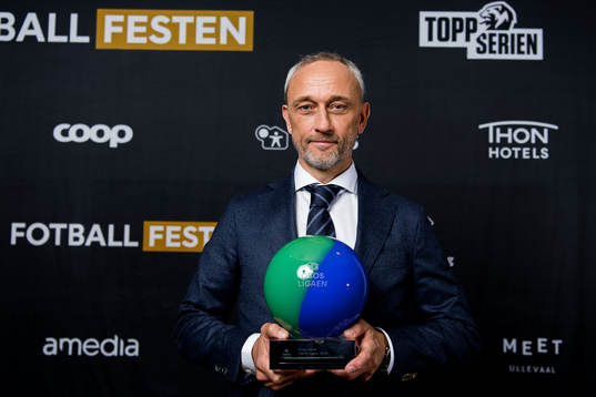 Lars Bohinen, head coach of Aalesund, poses for a portrait