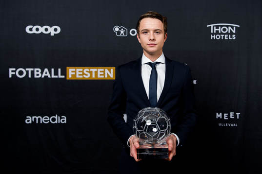 Håkon Evjen of Bodø/Glimt poses for a portrait with the
