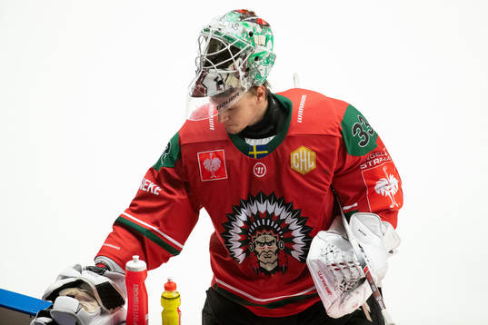 Goalkeeper Johan Mattsson of Frölunda
