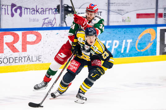 Moras Oscar Eklind och Södertäljes Bobbo Petersson