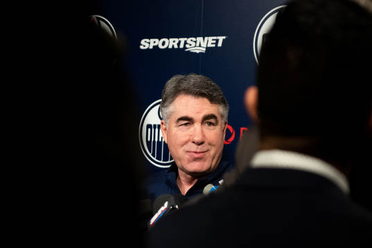 Dave Tippett, head coach of the Edmonton Oilers