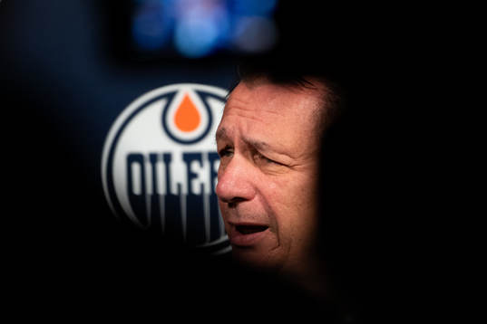 Ken Holland general manager of the Edmonton Oilers