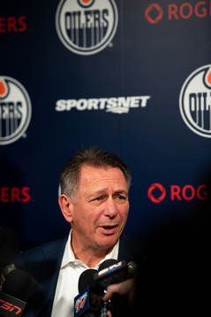 Ken Holland general manager of the Edmonton Oilers