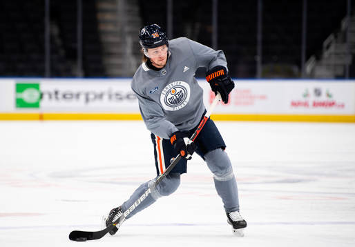 Bläddra bland fler bilder av Ice Hockey, NHL, Edmonton Oilers, practice