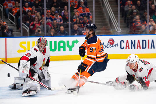 goaltender Craig Anderson of the Ottawa Senators, Connor