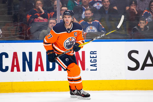 Connor McDavid of the Edmonton Oilers