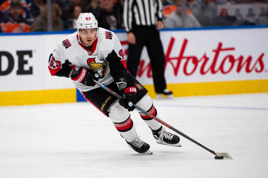 Tyler Ennis of the Ottawa Senators
