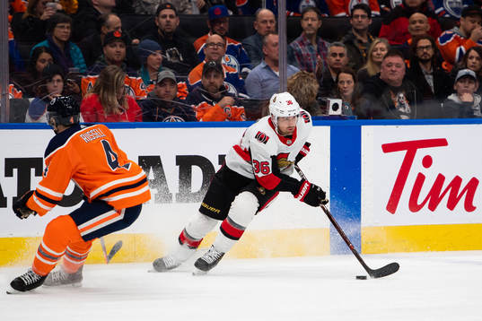 Colin White of the Ottawa Senators