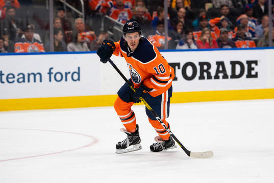 Joakim Nygard of the Edmonton Oilers