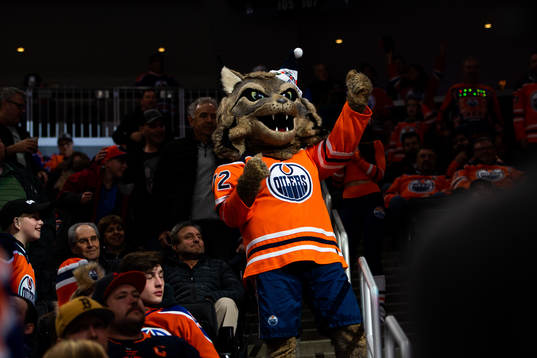 Mascot of the Edmonton Oilers