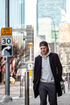 Joel Persson of the Edmonton Oilers poses for a portrait