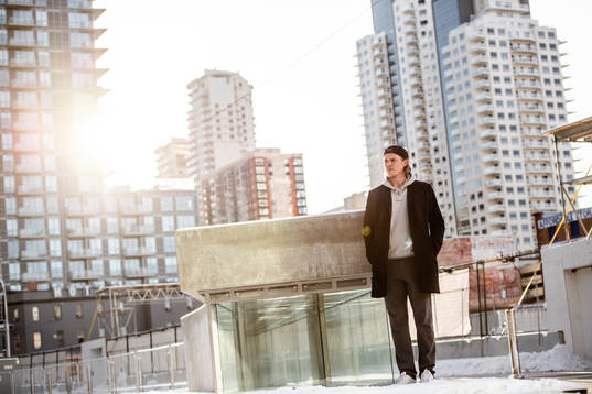 Joel Persson of the Edmonton Oilers poses for a portrait