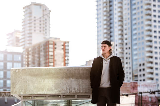 Joel Persson of the Edmonton Oilers poses for a portrait