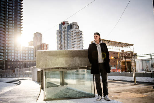 Joel Persson of the Edmonton Oilers poses for a portrait