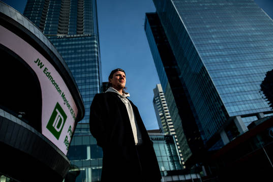 Joel Persson of the Edmonton Oilers poses for a portrait
