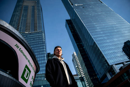 Joel Persson of the Edmonton Oilers poses for a portrait