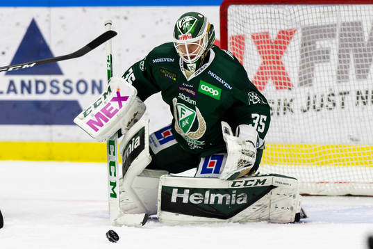 Färjestads målvakt Markus Svensson
