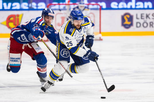 Oskarshamns Markus Modigs och Leksands Linus Persson