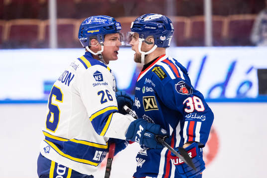 Leksands Patrik Zackrisson och Oskarshamns Nichlas Torp