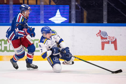 Oskarshamns Pontus Netterberg och Leksands Lucas Nordsäter