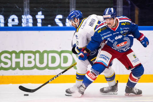 Leksands Marek Hrivik och Oskarshamns Jesper Dahlroth