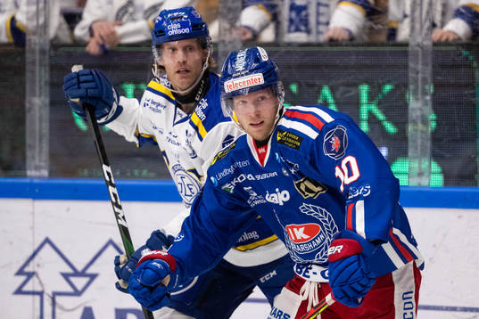 Oskarshamns Nicklas Heinerö och Leksands Philip Samuelsson