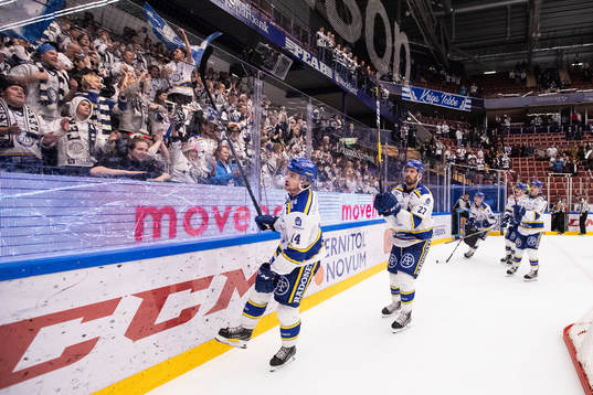 Leksands Oskar Lang och Marek Hrivik jublat