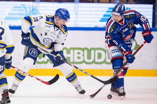 Leksands Mattias Göransson och Oskarshamns Nicklas Heinerö