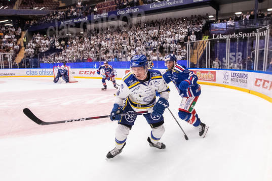 Leksands Patrik Zackrisson och Oskarshamns Rok Ticar