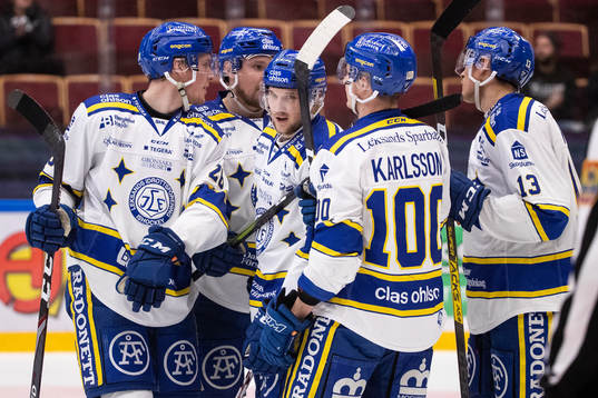 Leksands Fredrik Forsberg jublar