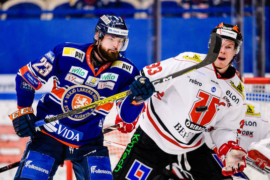 Växjös Roman Horak och Örebros Christopher Mastomäki