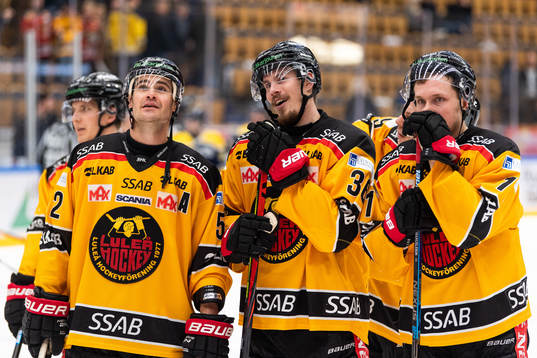 Luleås Karl Fabricius, Emil Larsson och Petter Emanuelsson