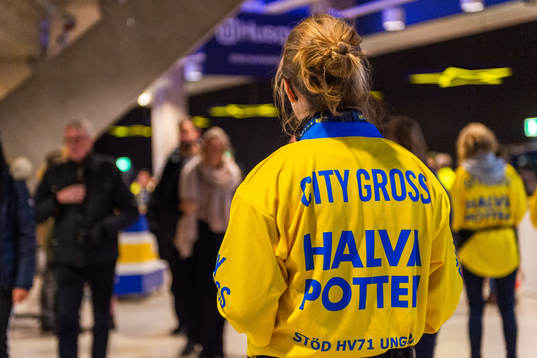En försäljare av Halva Potten
