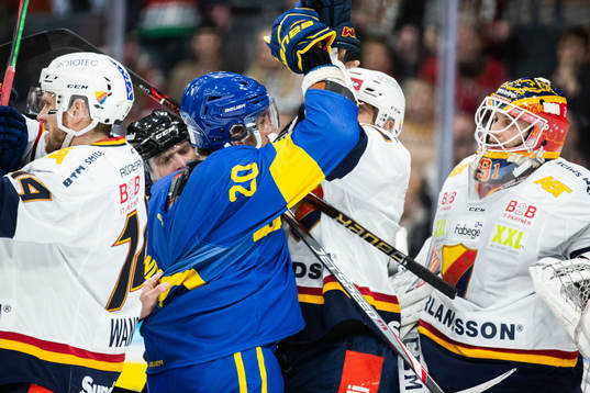 Frölundas Joel Lundqvist i bråk med Djurgårdens Jason