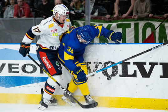 Djurgårdens Henrik Eriksson och Frölundas Theodor