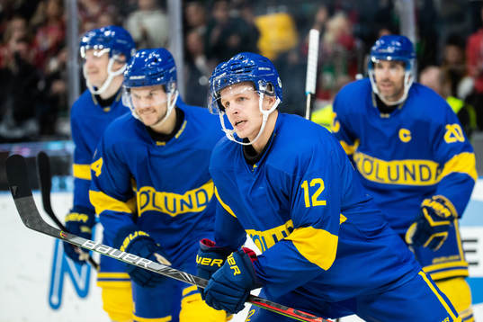 Frölundas Max Friberg jublar