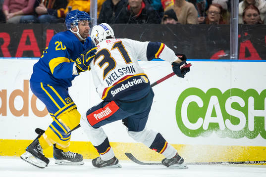 Frölundas Joel Lundqvist och Djurgårdens Dick Axelsson
