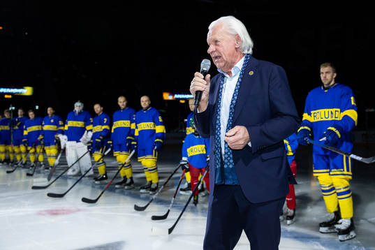 Frölundas klubbdirektör Mats Grauers innan