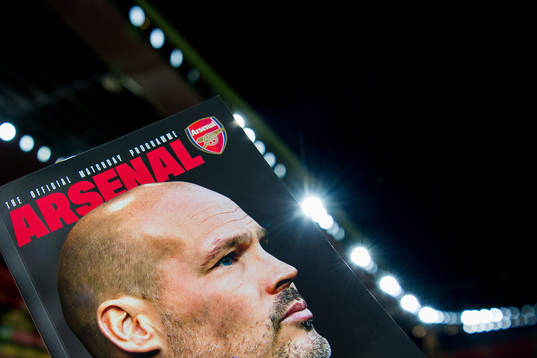 A picture of Fredrik Ljungberg, interim manager of Arsenal,