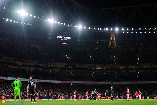 The 2-1 goal is VAR-reviewed