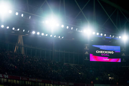 The 2-1 goal is VAR-reviewed