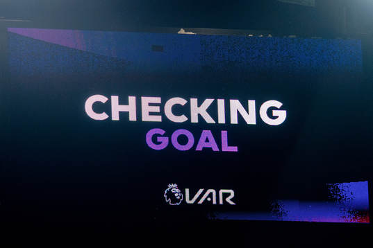 The 2-1 goal is VAR-reviewed