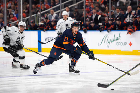 Joakim Nygard of the Edmonton Oilers