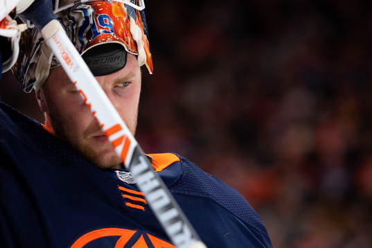 goaltender Mikko Koskinen of the Edmonton Oilers