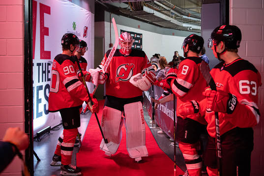 New Jersey Devils goaltender Mackenzie Blackwood