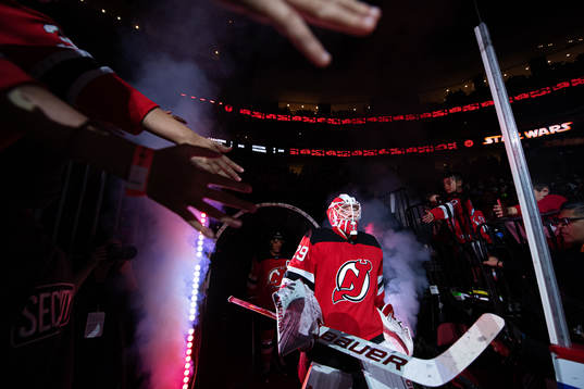 New Jersey Devils goaltender Mackenzie Blackwood