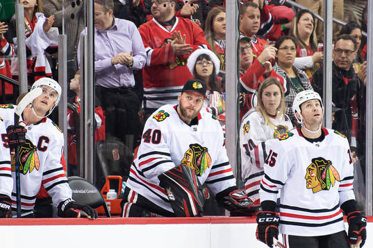 Chicago Blackhawks goaltender Robin Lehner