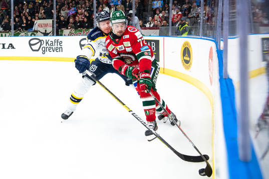 s Emil Johansson och Frölundas Patrik Carlsson